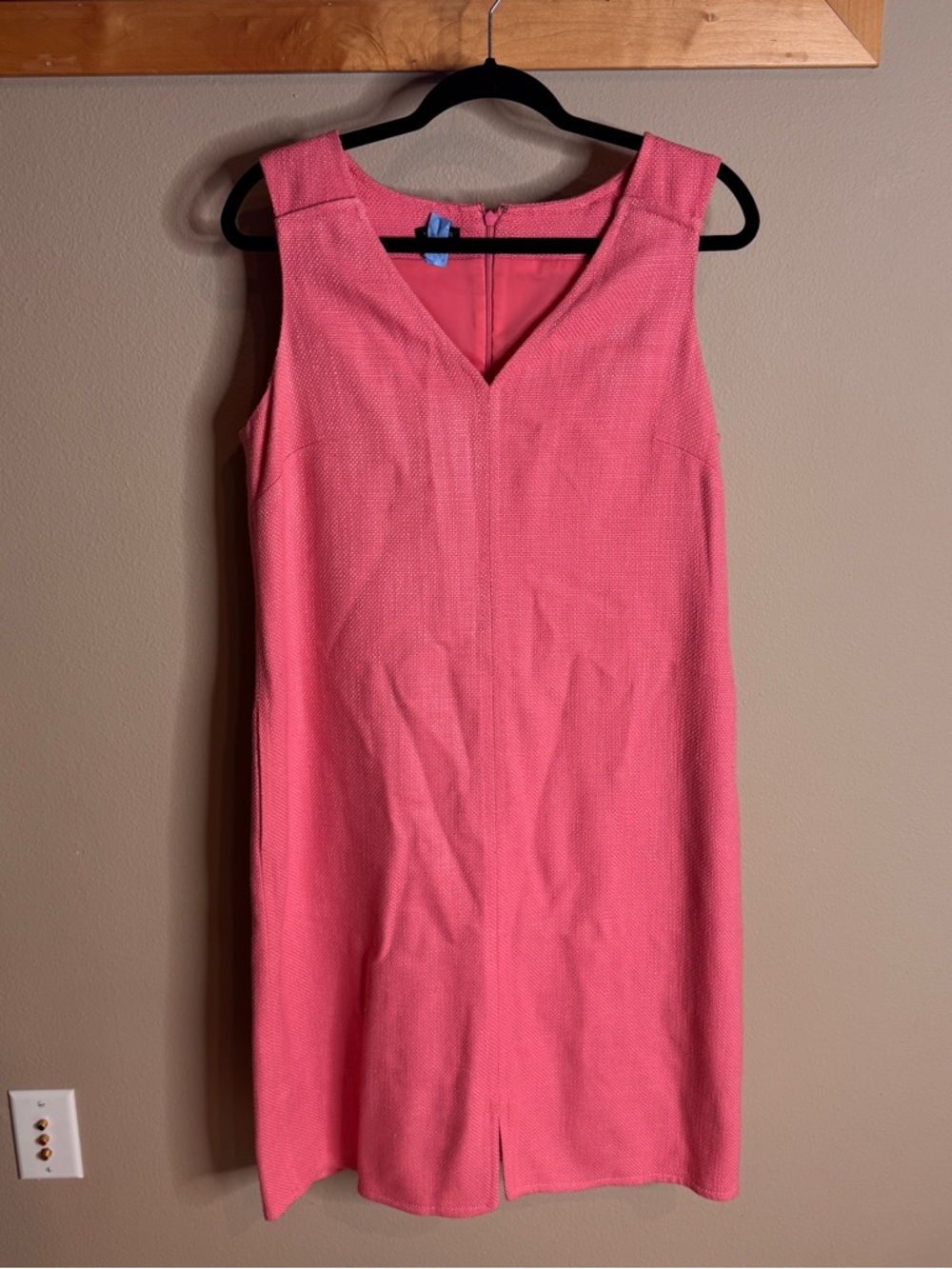 Talbots Sleeveless Pink Shift Dress - Classic Women's Work-to-Weekend Dress
